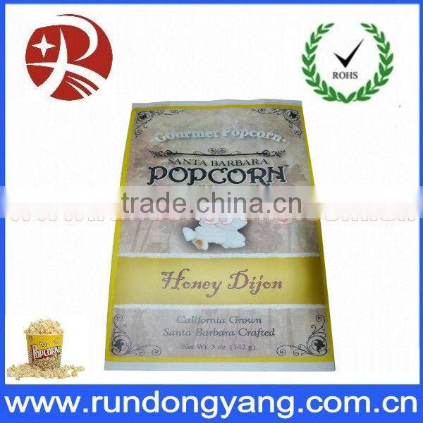 High material popcorn bags for food packaging