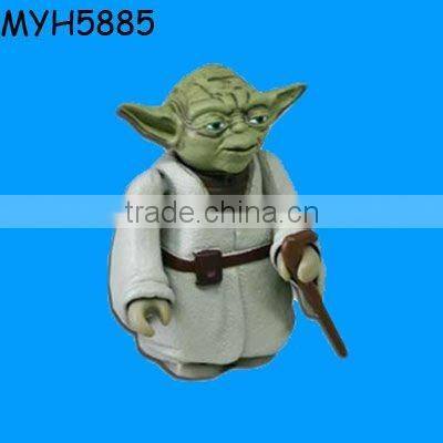 Resin green man game fighter figure