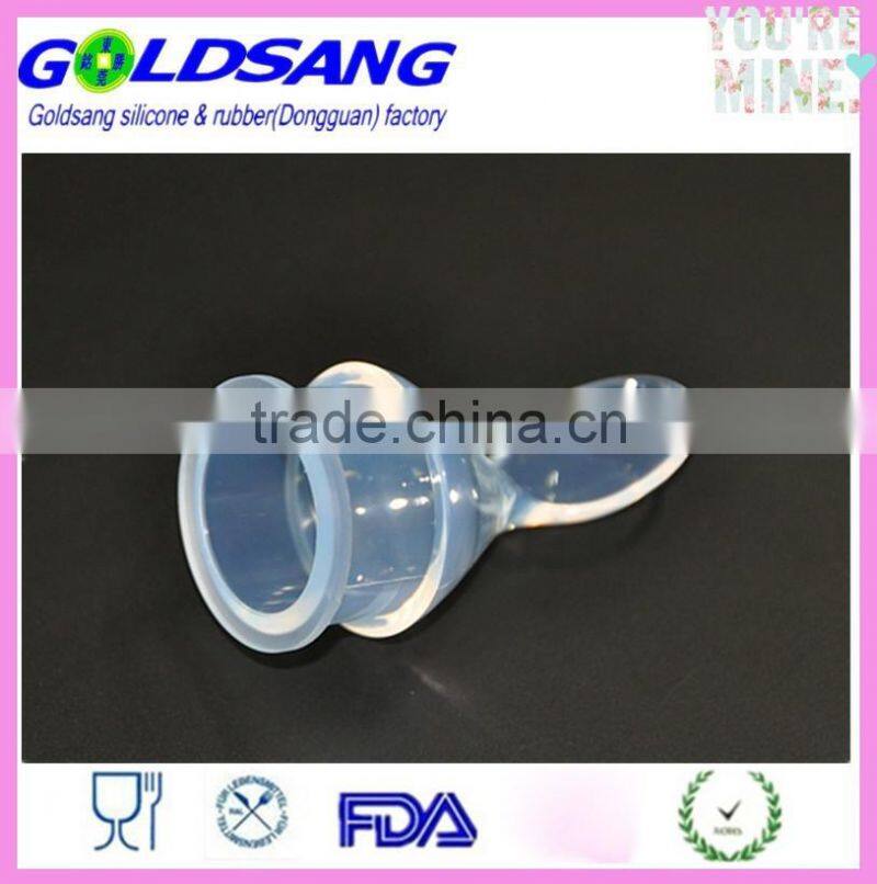 Silicone Extruding Assisted Food Feeder Weaning Spoon Feeding Bottle