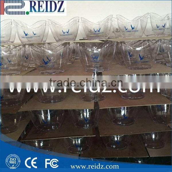 2014 New design factory price Oval plastic ice bucket