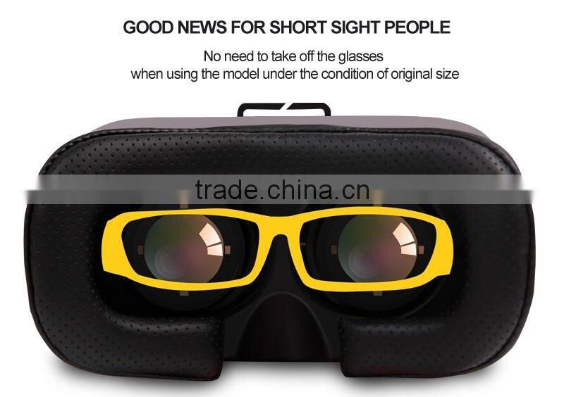 3D VR Virtual Reality Headset 3D Glasses Adjust Cardboard VR BOX For 3.5~6.0" Smartphones