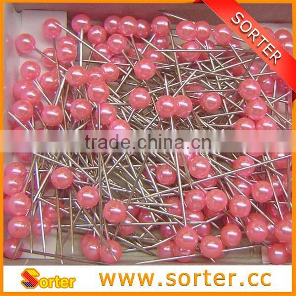 Shirt pearl sewing pin /garment decor pearl head pin