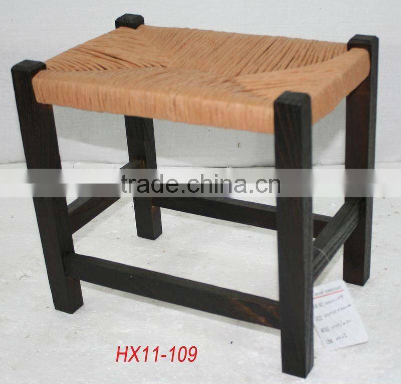 Antique wooden saet stool for children