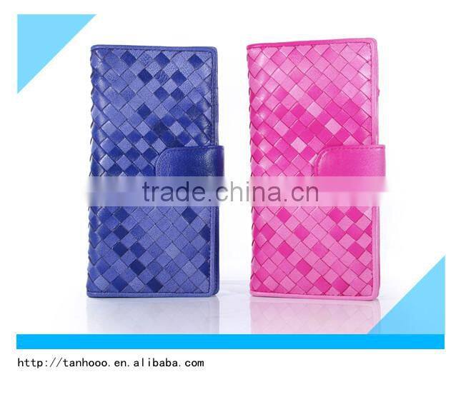 Top Grade New Design Handmade long Leather Wallet