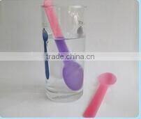 food grade fda passed ps baby color changing spoon with color changing
