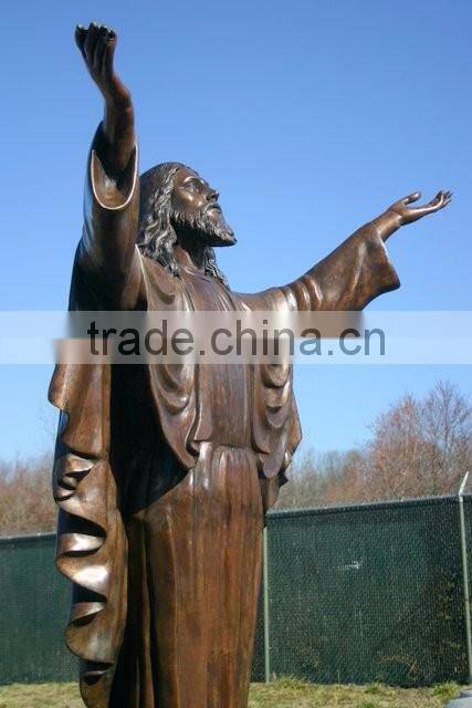 bronze Jesus statue