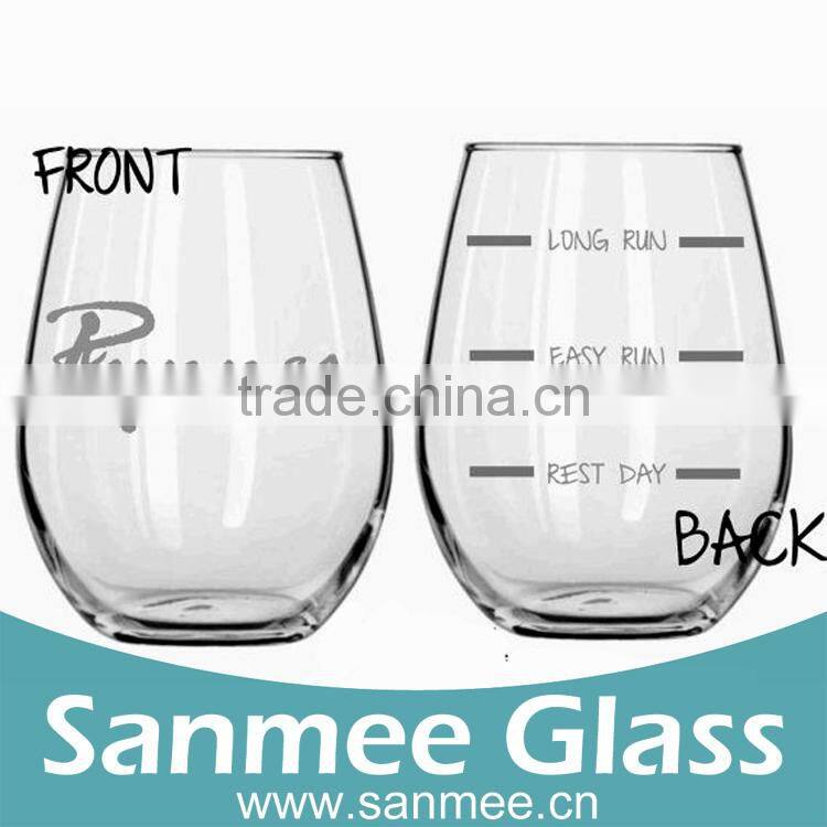 Personalized Customization Glass Cup Machine Blown Glass Cup