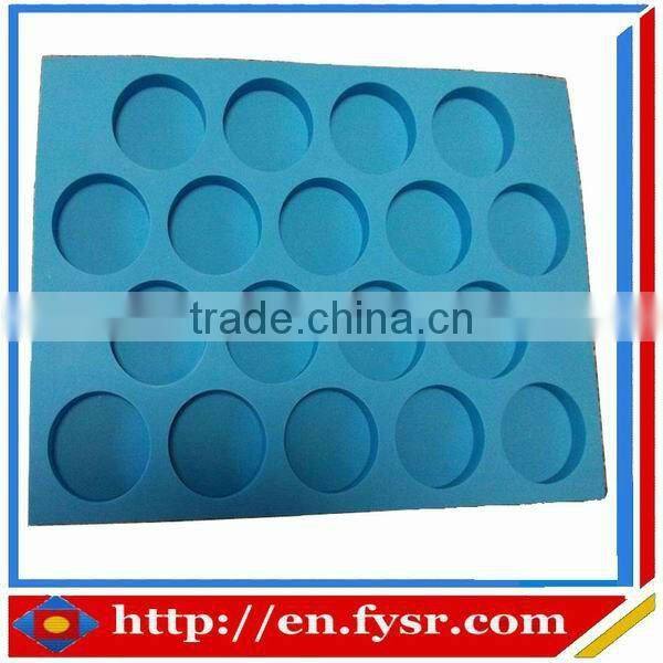 18 holes round shape cake mould silicone cake mould with FDA LFGB