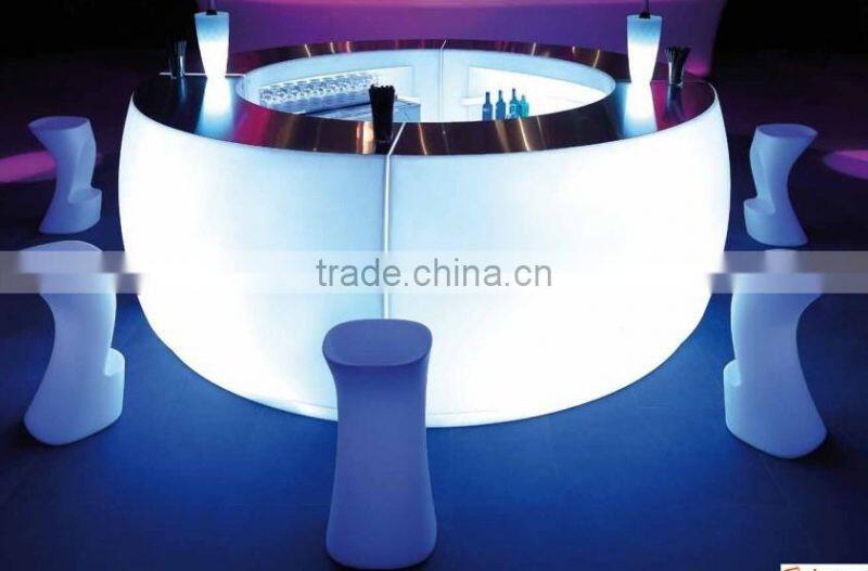 glowing cube bar table glowing table