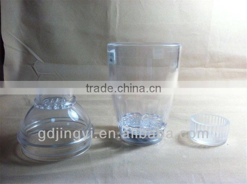 plastic Acrylic led flashing Cocktail shaker