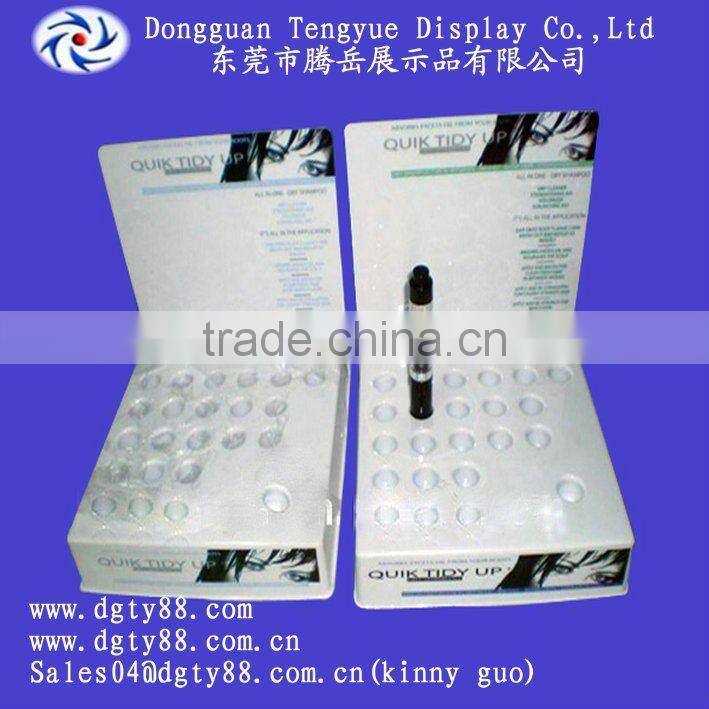 plastic tray,vacuum forming ,plastic display for cosmetic