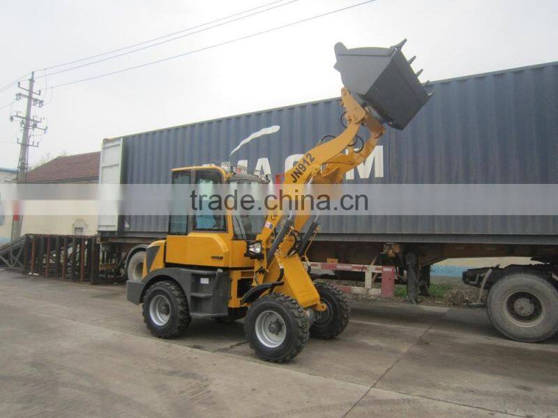 HZM912 new type Chinese wheel loader with big cabin less noise CE