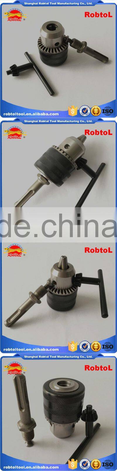 1.5-13mm 1/2-20UNF set Spanner drill chuck clamp Mini electric keyless keytype keyed self tighten light heavy duty