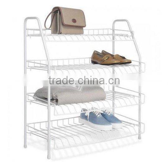 Space saver metal storage shelf with wheels, detachable warehouse storage rack