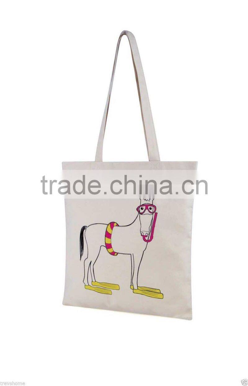 2015 Natural Cotton Canvas Tote Bag and Custom Tote Bag for shopping