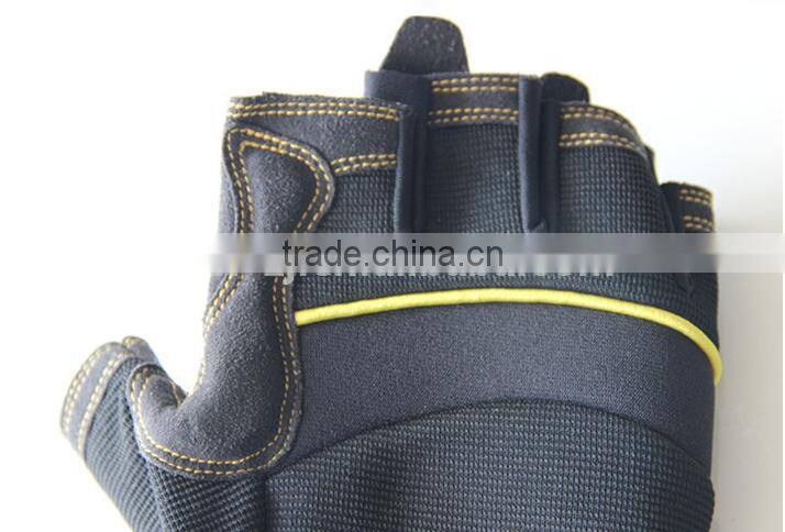 Fingerless gloves flexibility tools gloves Outside sport 3 Cut fingers fishing gloves with Anti slip function