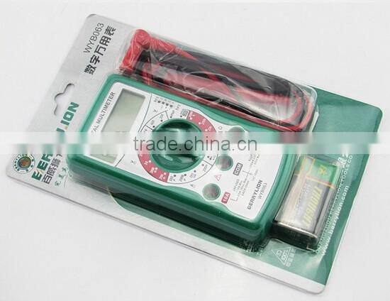 BERRYLION LCD screen voltmeter ammeter Ohm test meter, new design multimeter design