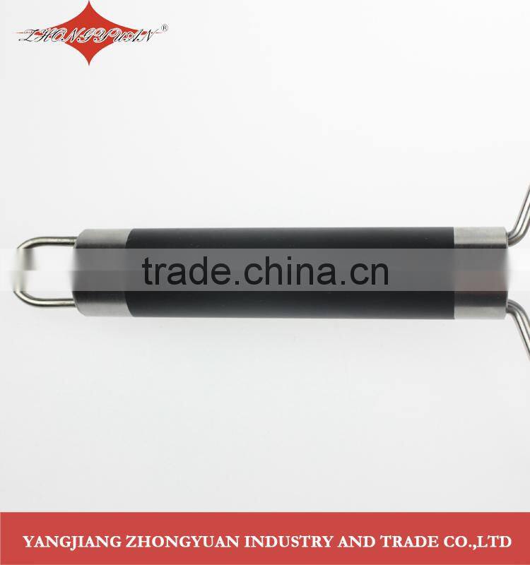 High quality stainless steel potato masher with rubber handle