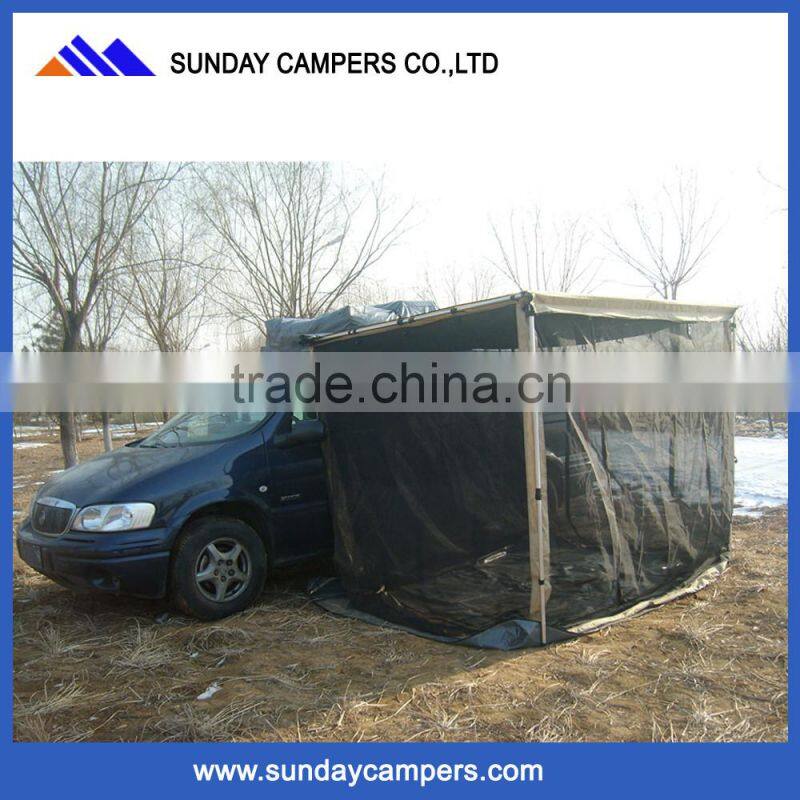 New style polyester Rip-stop Car Side Awning for picnic