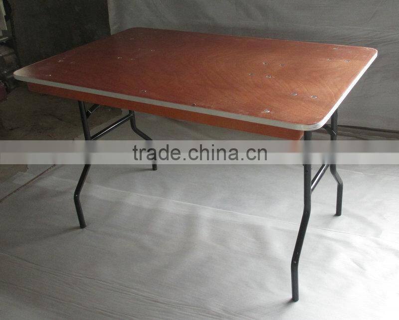 30*48" plywood folding dining table for banquet wedding