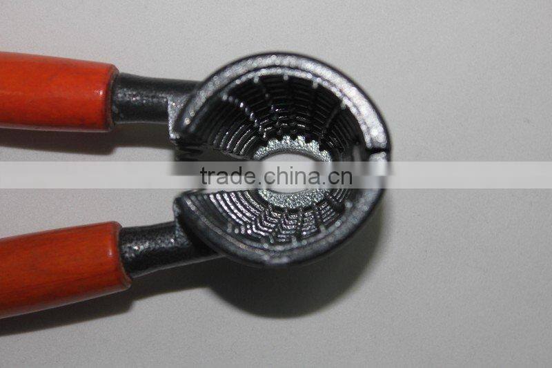 HOT!!! Zinc alloy nutcracker w/wooden handle