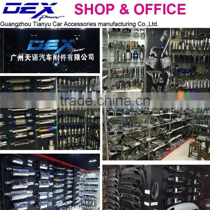 modified stainless steel exhaust pipe