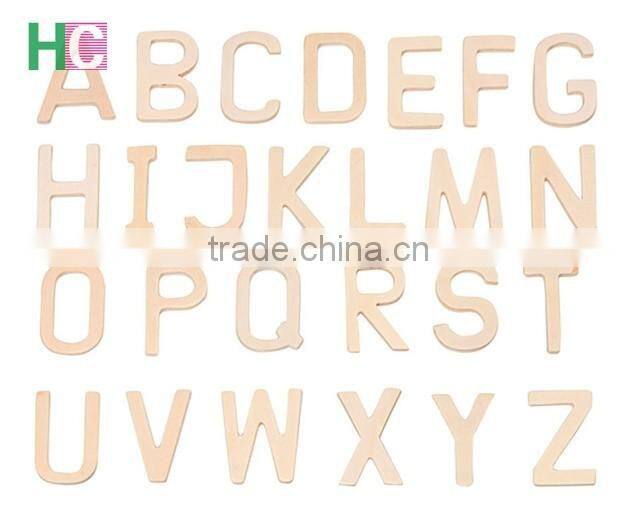 Natural Customized Size Wooden numbers