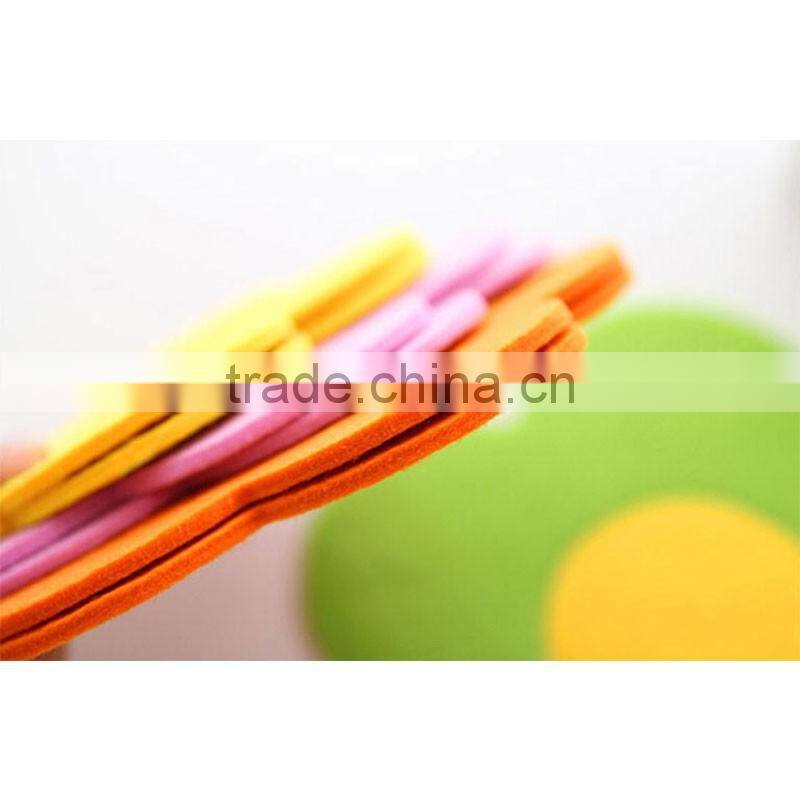 non-woven cup mat,flower shaped coaster