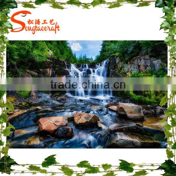 Romantic artistic simulation artificial rockery waterfall Landscape Art decorative artificial rockry waterfall