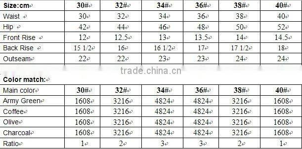 9385 Men's trendy canvas shorts