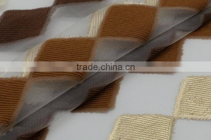 cuttting flower woven jacquard fabric