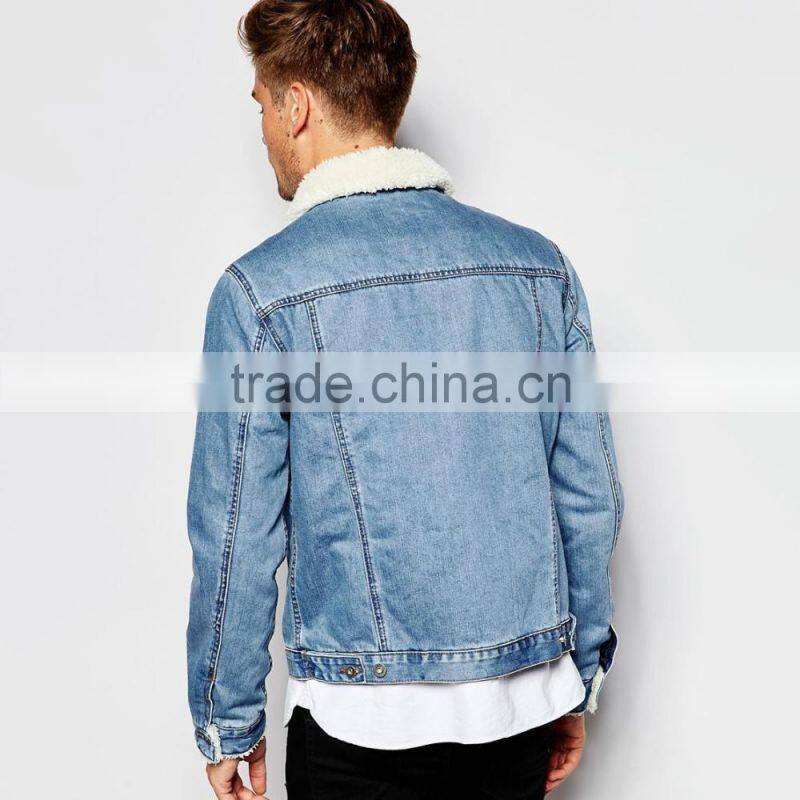 wholesale winter latest design jacket for men with fur collar and fur paddings