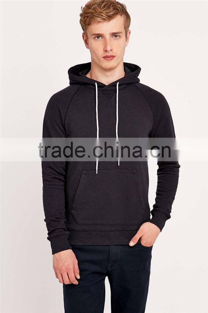 custom blank black crew neck pullover hoodie wholesale plain hoodies