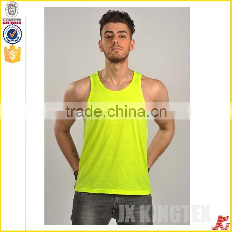 mens wholesale blank lycra tank top cheap