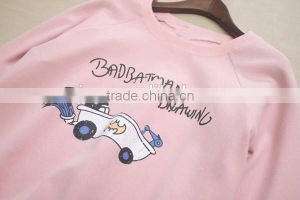 2016 new fashion hot sale womens printed pullover hoodies sweatshirts