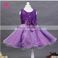 48BQA136 Lovebaby Short Front Long Back Ruffle Long Sleeve Baby Frock Pictures For 0-6Years Kids Casual Wear