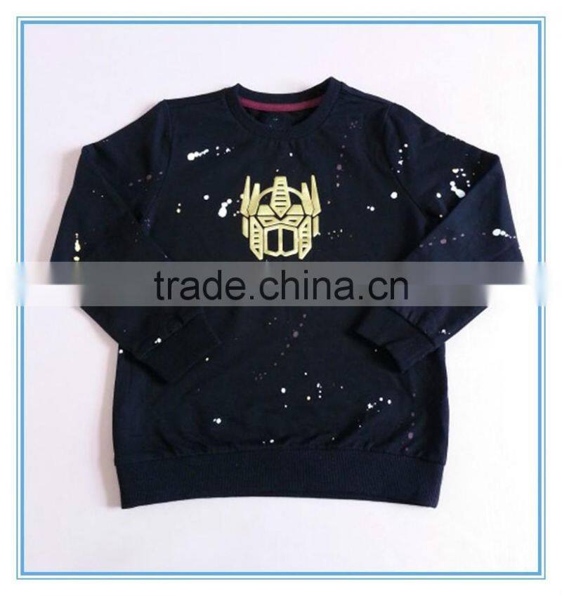 Robot printed crewneck sweatshirt, custom sweatshirt ,custom sweatshirt