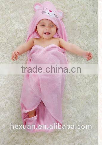 Animal shape baby hooded bathrobe / baby bathrobe / baby bath towel / baby blankets