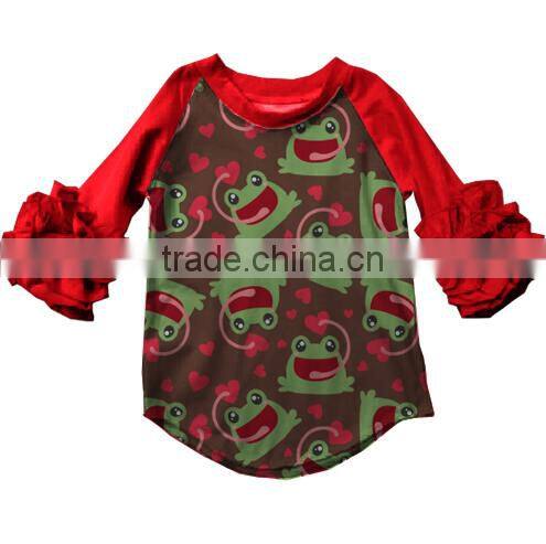 2016 boyi mom and me clothing chritamas mom and me raglan shirt , tee shirt for santa