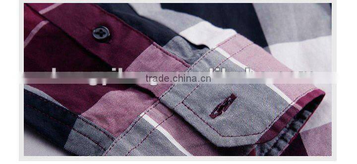 gradient printing casual shirts fashion man shirt