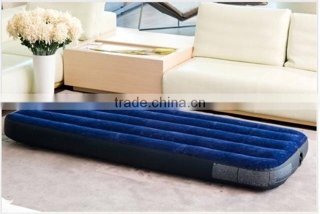 INTEX Blue Flocking Air Bed Trumpet