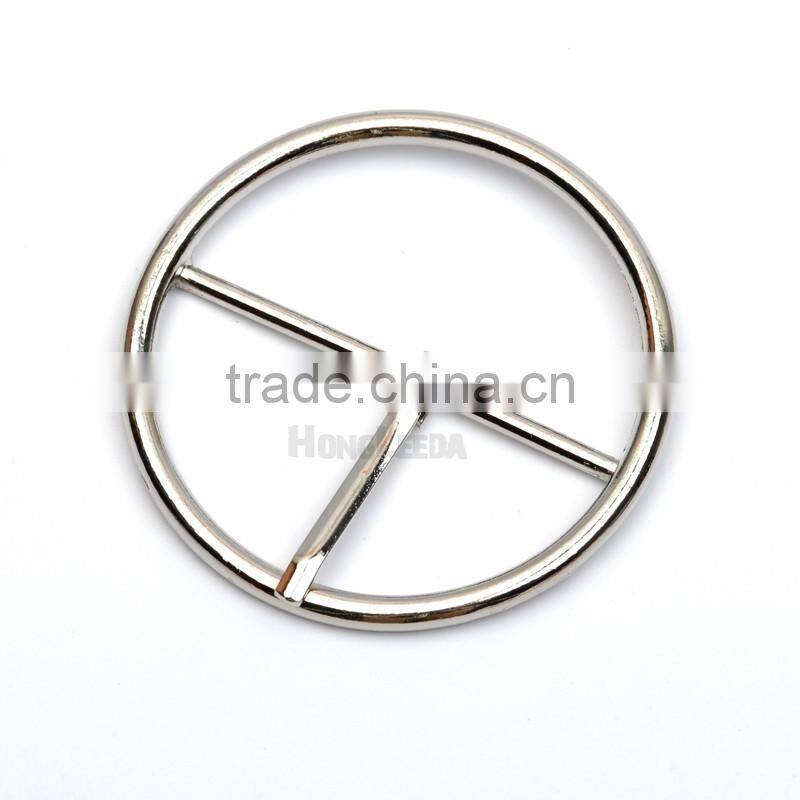 50mm 2inch metal alloy pin buckle big round belt bag buckles antique brass / Bronze color BK-082
