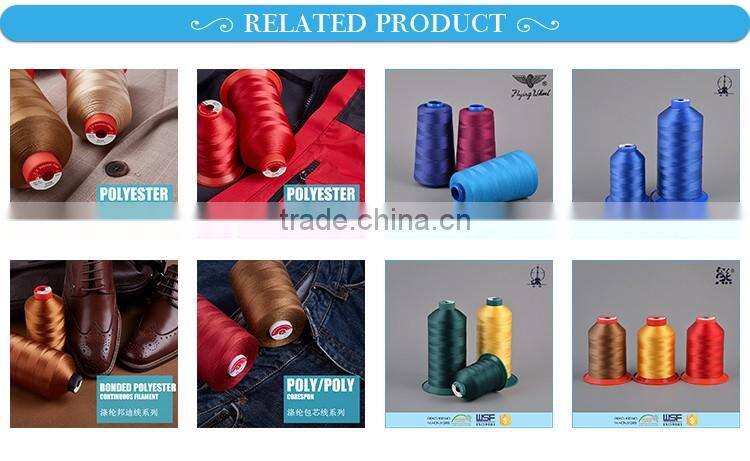 High strength polyester 100D sewing thread for ski gloves