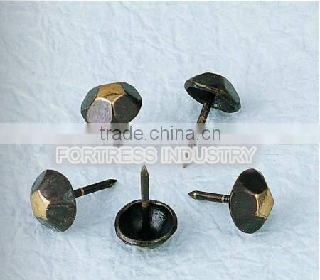 Special bronze decoration button/nail for sofa