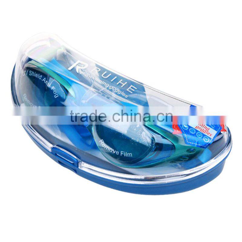 2017 Hot Sale Adjustable Waterproof Anti Fog UV Adults Professional Diving Swimming Glasses Eyewear Swim goggles