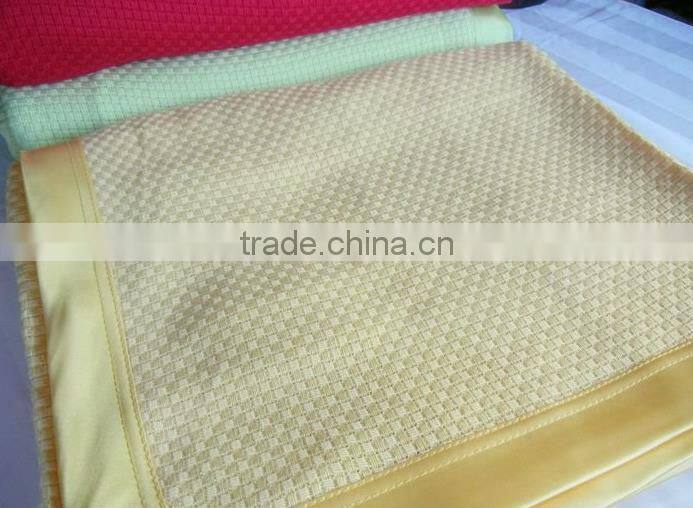 Bamboo Textile blanket Waffle Blanket Factory price Full size/Queen size/King size with logo