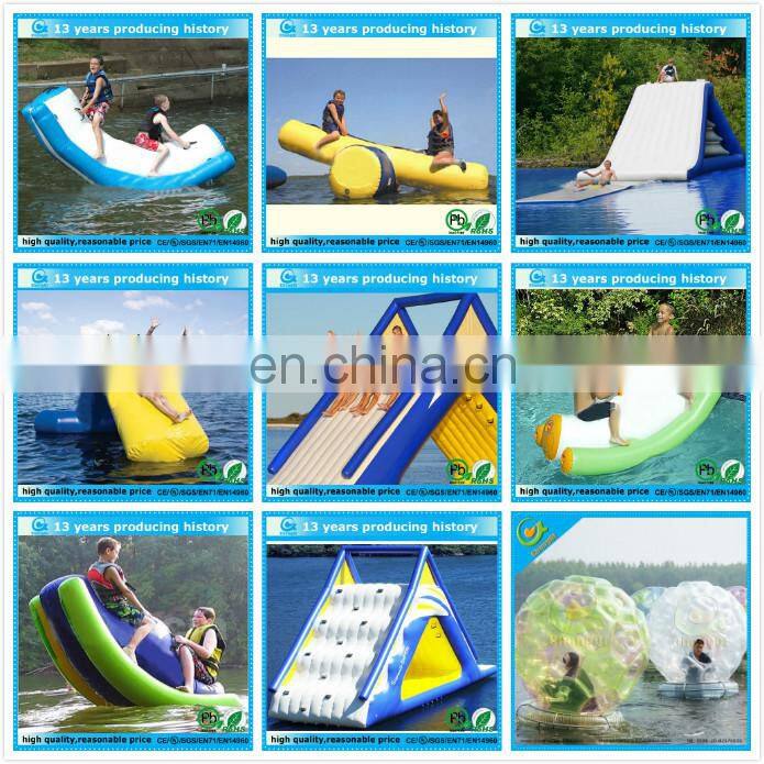 commercial inflatable giant water park with water slide and pool, water sports games price