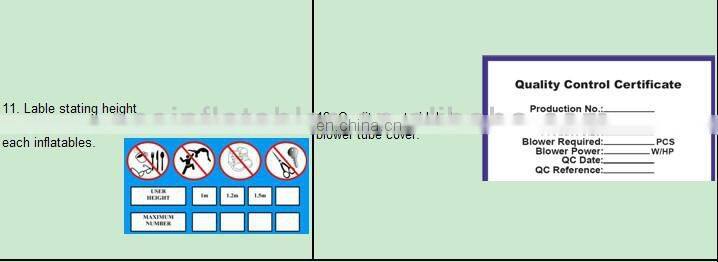 indoor small commercial inflatable jumper