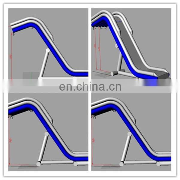 Giant Slide Curved Yacht Water Slide For Water Games