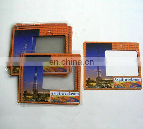 die cut picture frame fridge magnet